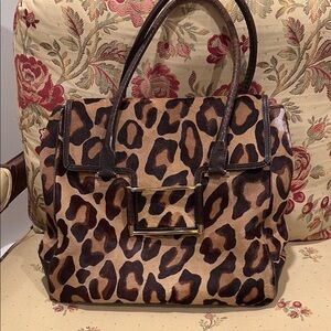 Lambertson Truex Leopard Print Women's Bag